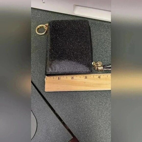 Small Wallet for Women Bifold Slim Keychain Wallet (New) (Black) - Picture 2 of 9